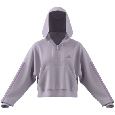 Adidas W 3S FT QZ HD Damen Kapuzensweater