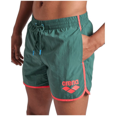 Arena Big Logo Borders Beach Herren Badehose