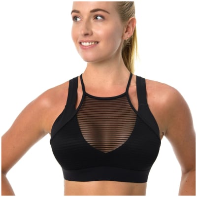 Beachbody Sheer Stripe Bra Damen Bustier