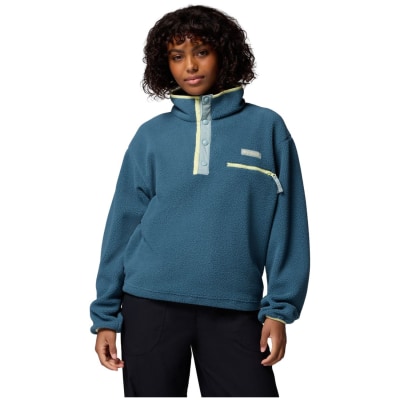 Columbia Helvetia II Cropped Half Snap Fleece Damen Rollkragenpullover