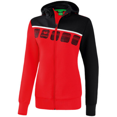 Erima 5-C mit Kapuze Damen Kapuzensweater