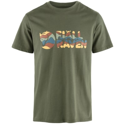 Fjällräven Multicolor Logo Herren T-Shirt