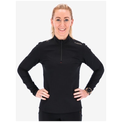 Fusion Zip Damen Rollkragenpullover