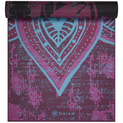 Gaiam Be Free Yoga 6mm Premium Reversible Yoga-Matten