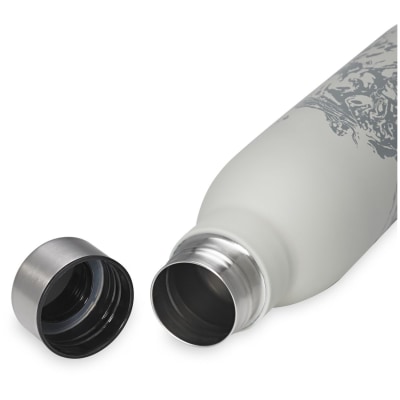 Gaiam Grip Bottle 740ml Lava Metall-Trinkflasche