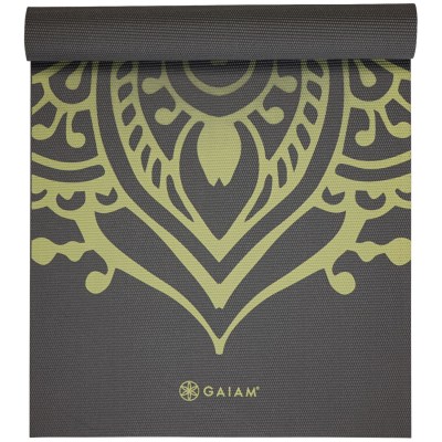 Gaiam Cool Matcha Sundial Layers Yoga 5 mm Classic Printed Yoga-Matten