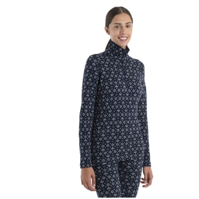 Icebreaker Merino 260 Vertex Half Zip First Snow Damen Rollkragenpullover