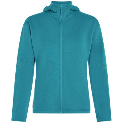 Icebreaker Merino 360 Realfleece Elem Z Hood Damen Kleid