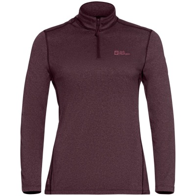 Jack Wolfskin Sky Thermal Half Zip Damen T-Shirt