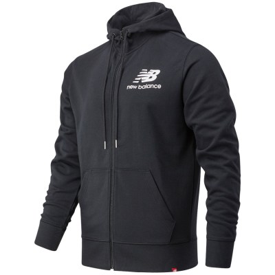 New Balance NB Essentials Stacked Full Zip Hoodie Herren Schlupfjacke