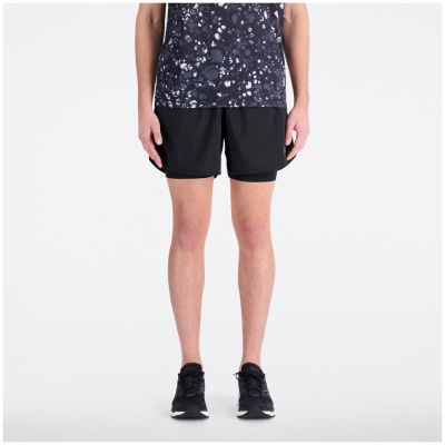 New Balance Accelerate Pacer 5 Inch 2-In-1 Herren Shorts