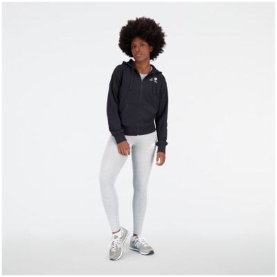 New Balance NB Essentials Stacked Logo Full Zip Hoodie Damen Schlupfjacke