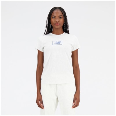 New Balance Essentials Cotton Jersey Athletic Fit Damen T-Shirt