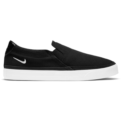 Black nike slip ons outlet