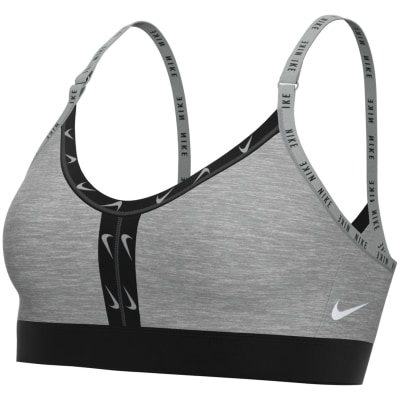 Nike Dri-FIT Indy Light-Support Padded Logo Tape Damen Bustier