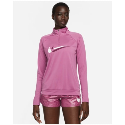Nike Dri-FIT Swoosh Run 1/4-Zip Midlayer Damen Sweatshirt