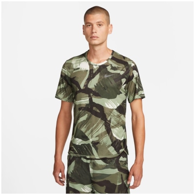 Nike Dri-FIT Miler Camo Top Herren T-Shirt