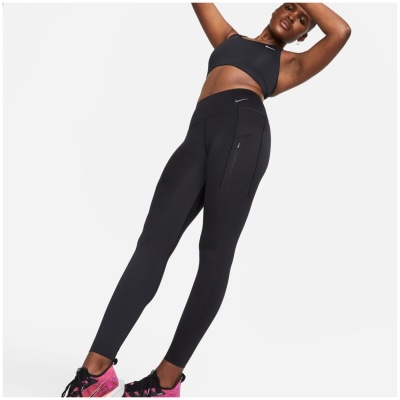 Nike Dri-FIT Go Firm-Support Mid-Rise with Pockets Damen Tight