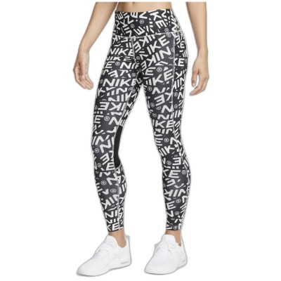Nike Dri-FIT Fast Mid-Rise Allover Print Damen Tights