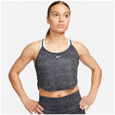 Nike One Dri-Fit All-Over-Print Cropped Damen T-Shirt