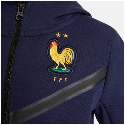 Nike Frankreich B Sportswear Tech FZ Jungen Kapuzensweater