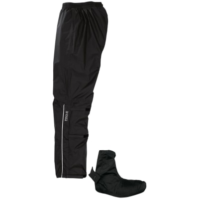 Pro-X Elements Xl&D Lyon m.kurzem RV u.ausfaltb.Schuhschutz Regenhose