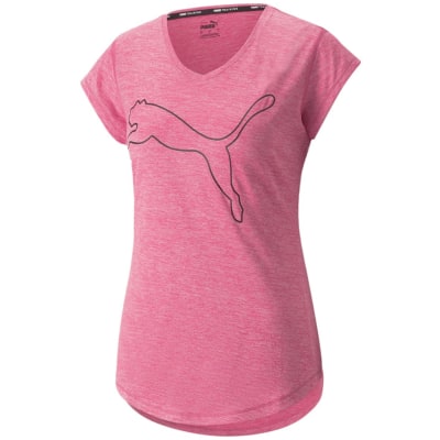 Puma Train Favorite Heather Cat Tee Damen T-Shirt