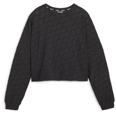 Puma Fit Branded Fleece Crew Damen Kapuzensweater