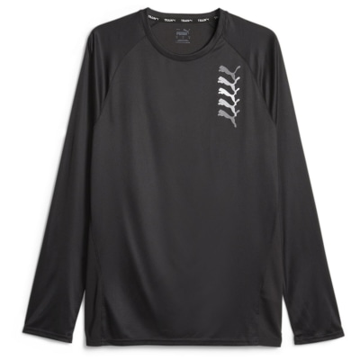 Puma Fit Ls Logo Graphic Herren T-Shirt