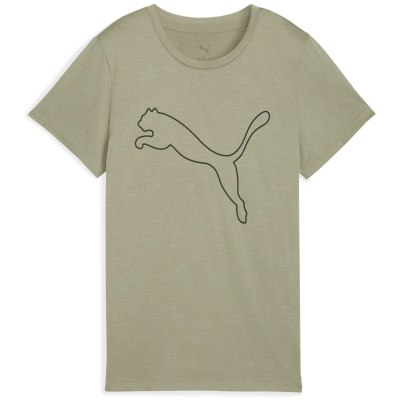 Puma TAD Essential Heather Logo Damen T-Shirt