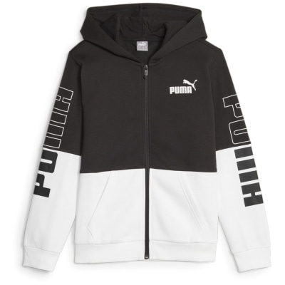 Puma Power Colorblock Full-zip Fl Jungen Kapuzensweater