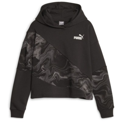 Puma Power Cat Marbleized Mädchen Kapuzensweater