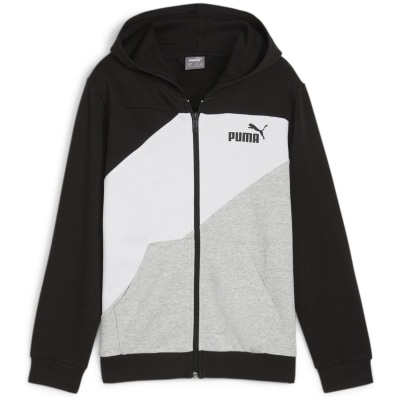 Puma Power Colorblock Full-Zip TR Jungen Kapuzensweater
