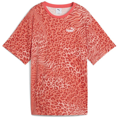 Puma ESS Graphic Animal Relaxed AOP Damen T-Shirt