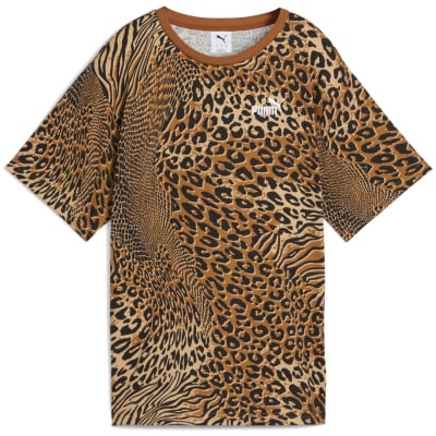 Puma ESS Graphic Animal Relaxed AOP Damen T-Shirt
