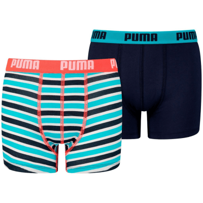 Puma Boys Basic Boxer Printed Strip Kinder Unterhose