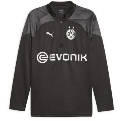 Puma Borussia Dortmund Training 1/4 Zip Top W/ Sponsor Herren T-Shirt