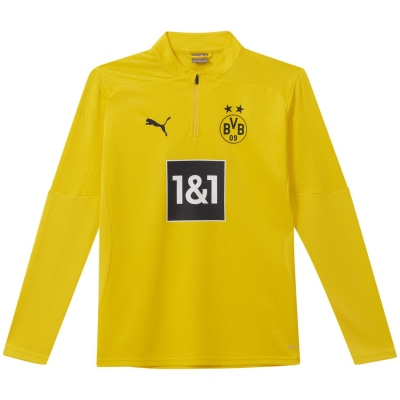 Puma Borussia Dortmund Training 1/4 Zip with Sponsor
