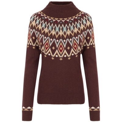 Sherpa Indu Eco Mock Neck Damen Rollkragenpullover