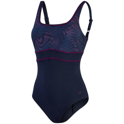 Speedo Shaping ContourEclipse Printed 1 Piece Damen Badeanzug
