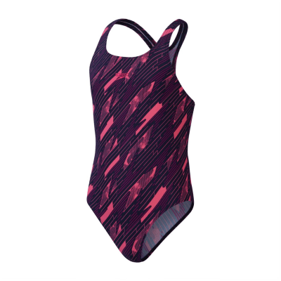 Speedo HyperBoom Allover Medalist Mädchen Schwimmanzug