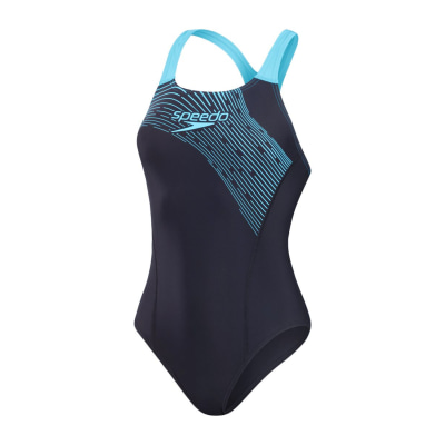 Speedo Medley Logo Damen Schwimmanzug