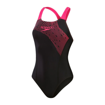 Speedo Medley Logo Damen Schwimmanzug