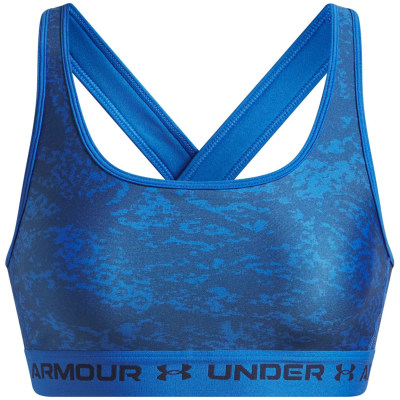 Under Armour UA Crossback Mid Print Gry Damen Sport-BH