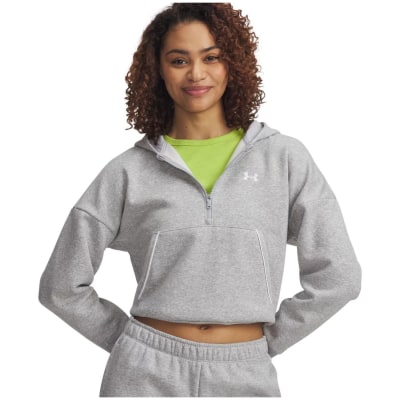Under Armour Rival Flc Piped HZ Damen Sweatshirt