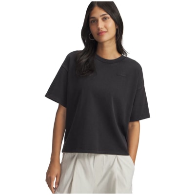 Under Armour HWT Boxy Wash Damen T-Shirt