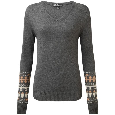 Sherpa Maya V-Neck Damen Pullover