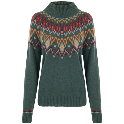 Sherpa Indu Eco Mock Neck Damen Rollkragenpullover