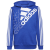 bold blue/white