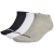 Medium Grey Heather / White / Black